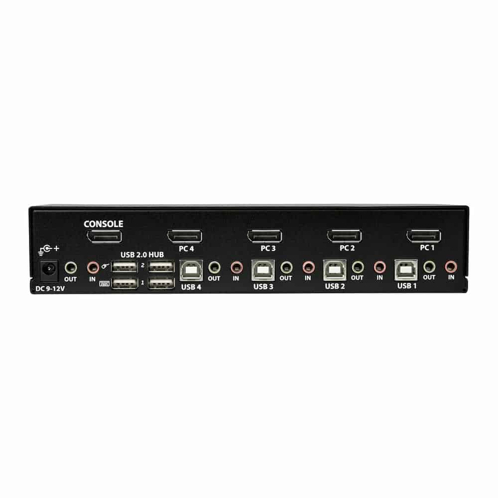 (image for) StarTech.com 4 Port DisplayPort 4K KVM Switch